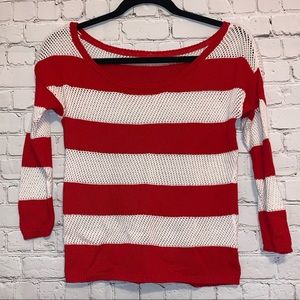 🇺🇸 BGCCCH Red & White Striped Sweater